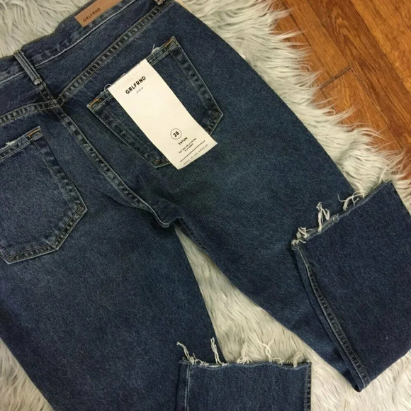 GRLFRND Tatum Raw Hem Jeans 28 NWT $228 - Picture 7 of 7